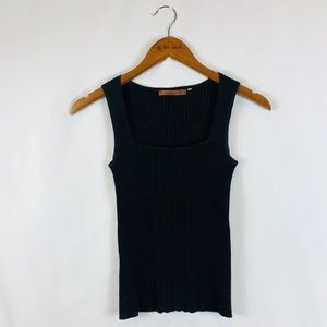 Square Neck Sweater Tank